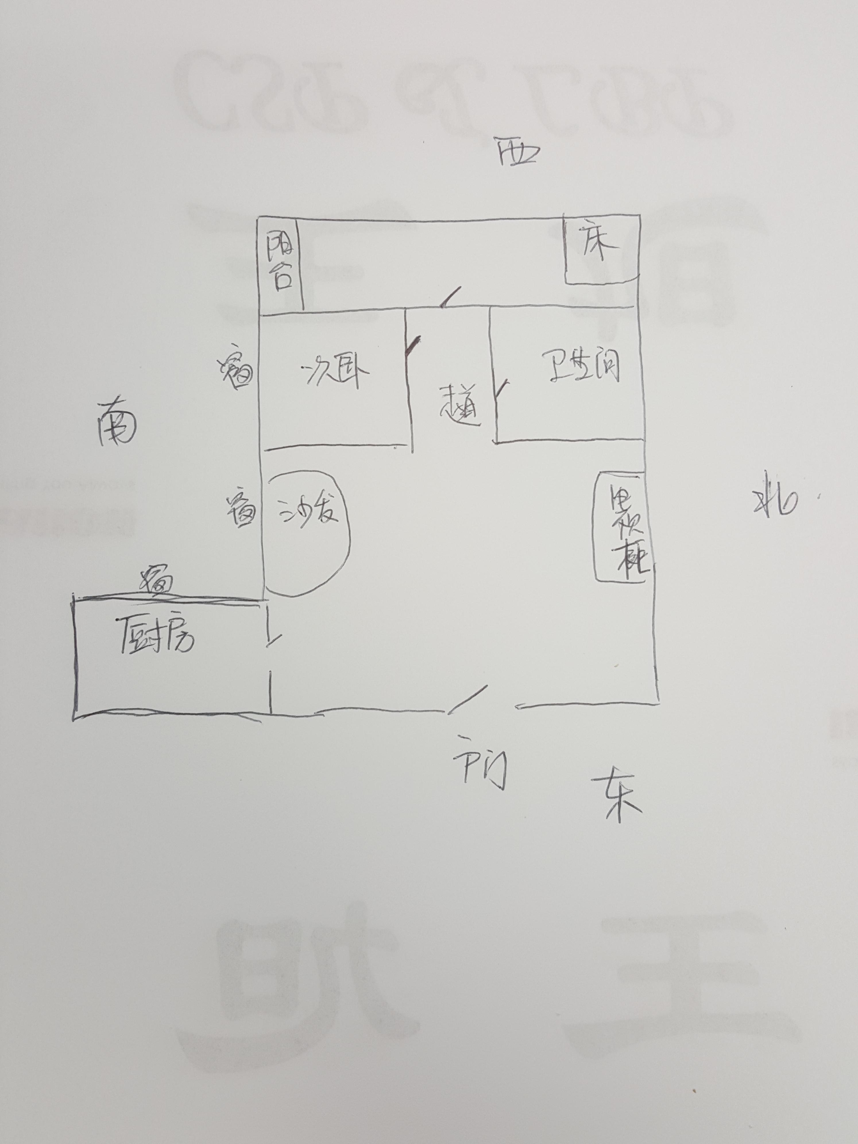 房子里住了,所以想请问各位师傅,根据户型图来看,这个算不算刀把房