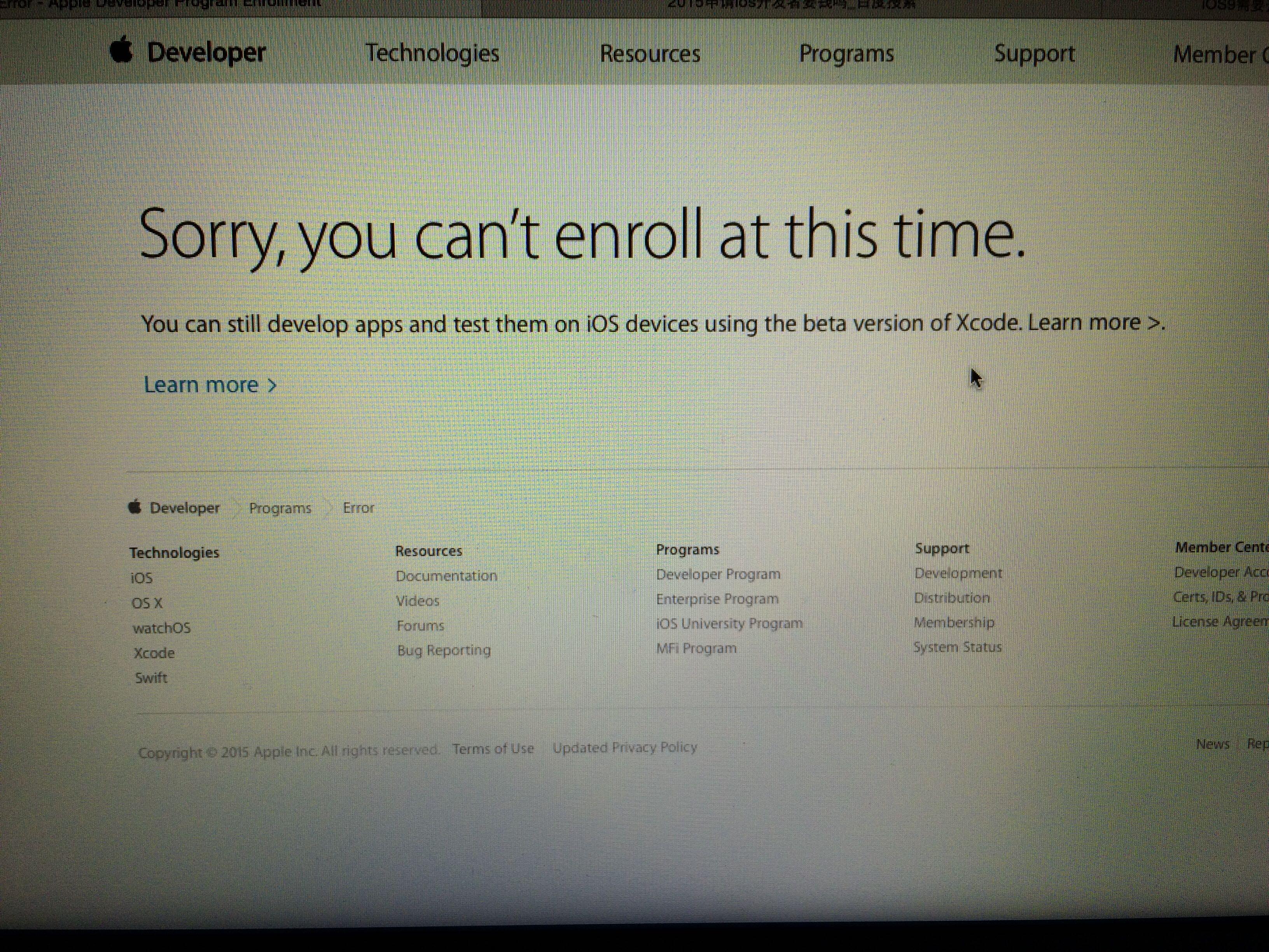 苹果开发者账号不能注册? - 苹果公司 (Apple In