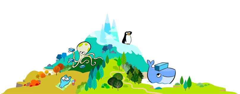 docker官网上四只小动物分表代表什么? - Docker