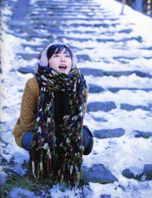 新垣结衣雪景图镇楼!你以为会是这样
