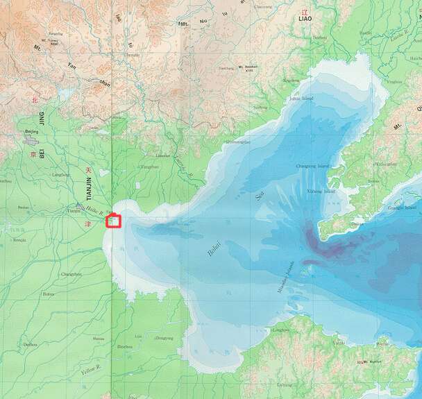 排水沟继而进入渤海湾; 2,下垫面条件(想不起来怎么形容自然地理环境