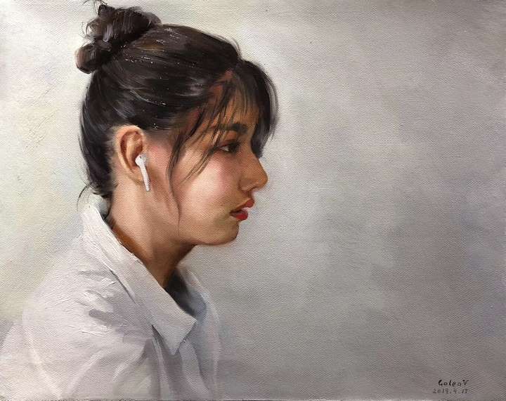 他人作品 观察面部颜色