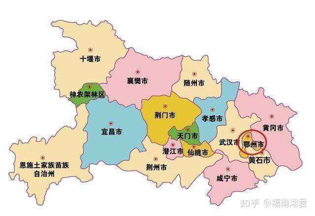 黄冈市政府驻地为黄州,黄冈又过于庞大,不少县市离黄州较远,离武汉