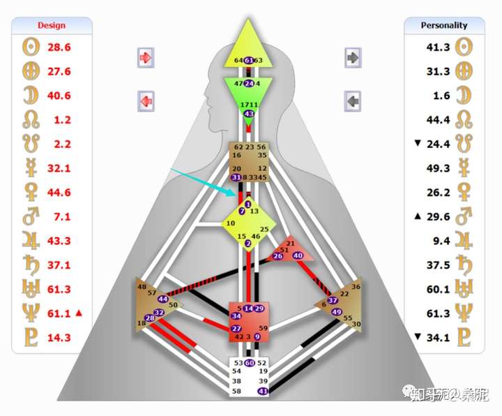 桑泥 人类图解读师微信公众号:桑泥人类图 7-31通道是一条创始者的