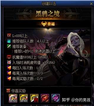 dnf黑鸦之境介绍以及怪物攻略