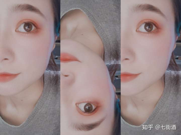 这真的是天生的双眼皮 当然还会有时不时多出来的三,四眼皮 只有在