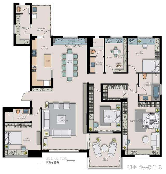 265㎡的新家终于完工,最满意全屋定制的柜子,只可惜地砖是败笔