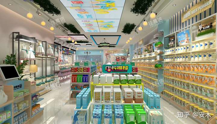 母婴店及母婴用品店为什么都喜欢选用钢木结合的货架?