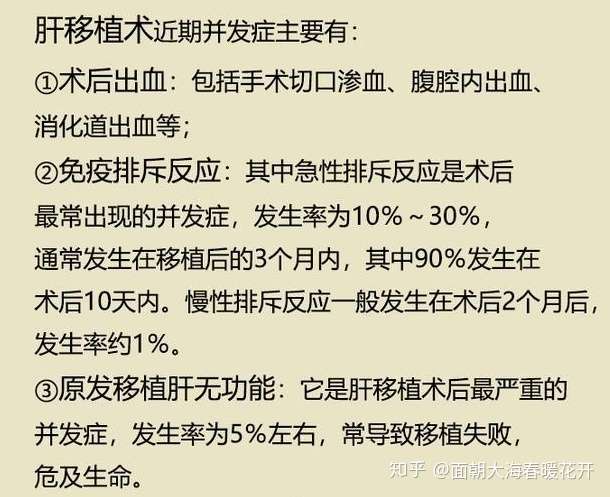 肝移植后的排异反应有哪些?