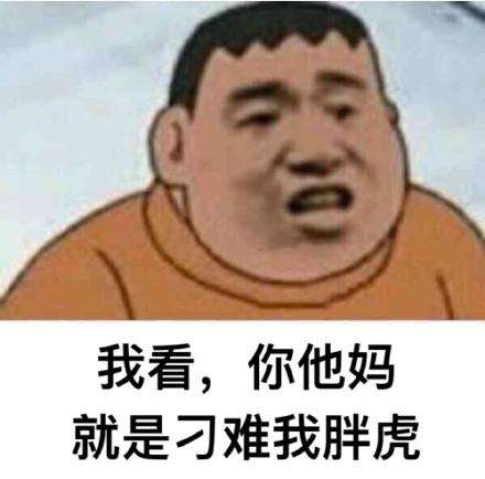 爆笑沙雕胖虎表情包:拿图吱声,不然小心我胖虎揍你