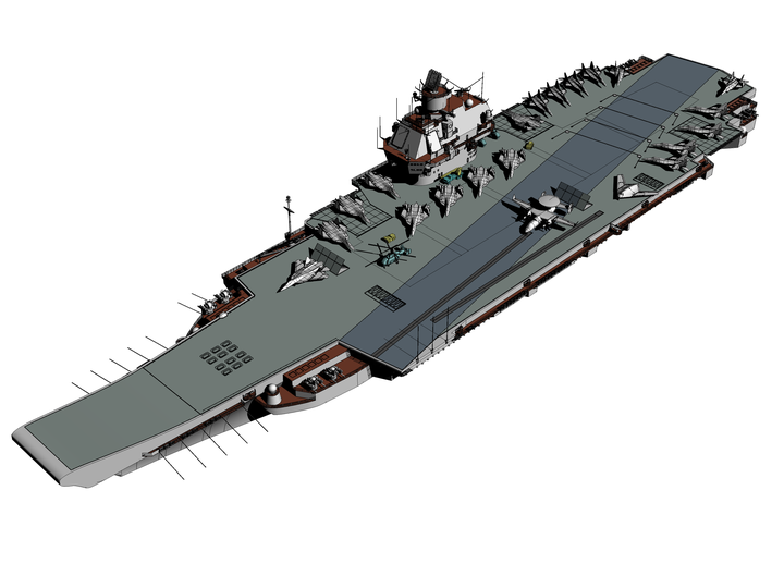 如果乌里扬诺夫斯克号(前苏联航母)能顺利建成并服役
