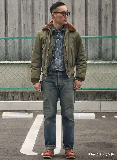 男生美式硬汉工装风秋冬怎么搭配