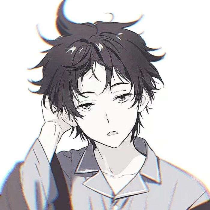 有没有这样又酷又丧的动漫男生头像鸭?