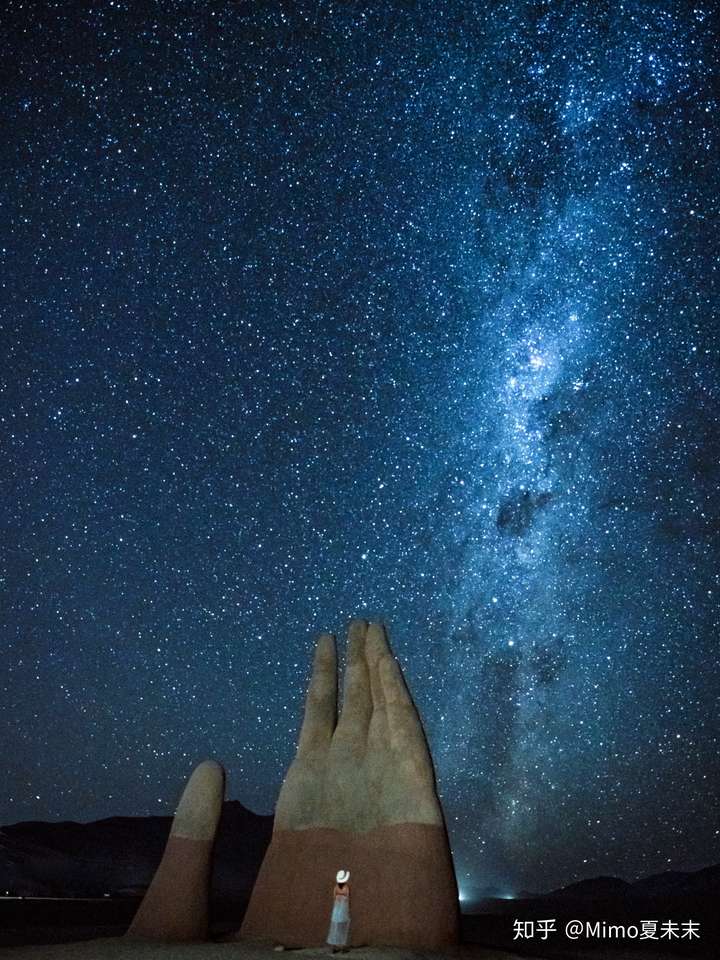 南半球的星空.  智利阿塔卡马沙漠