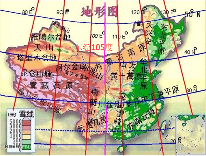 中国地质构造分界线是东经105度该分界点上的构造活动特征