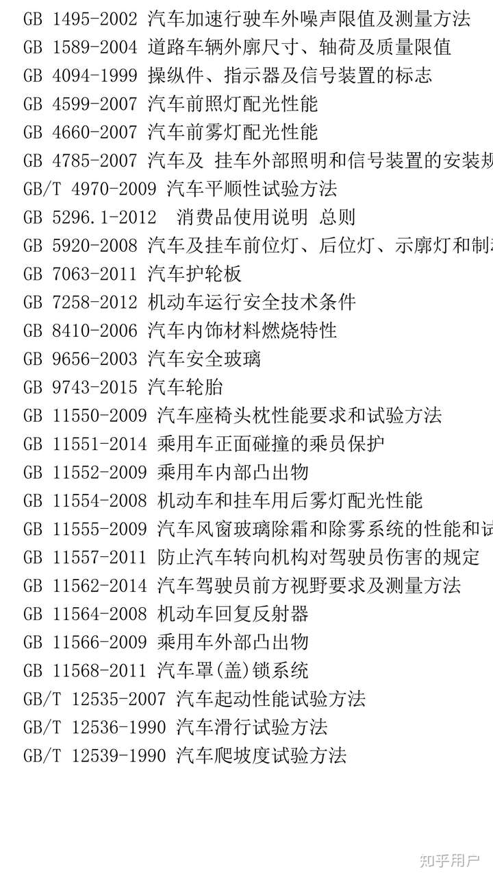 你没看到不代表没有限制,相对小型乘用汽车,对于电动车的gb(国标)限制