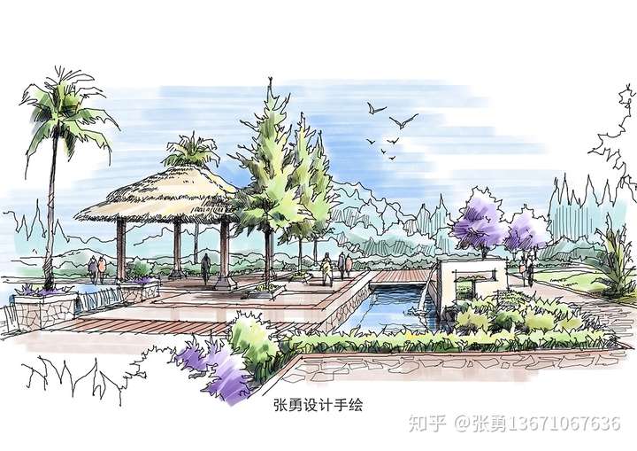 零基础该如何学习景观设计考研手绘?