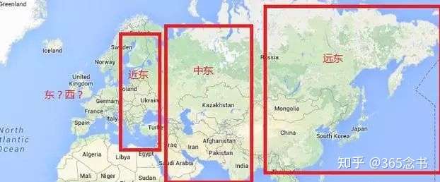 美国在中国的东方,为什么说美国是西方国家?