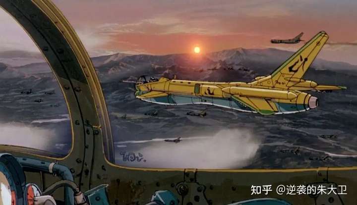 日本动画史上最精彩的空战场面之一,永远的gainax