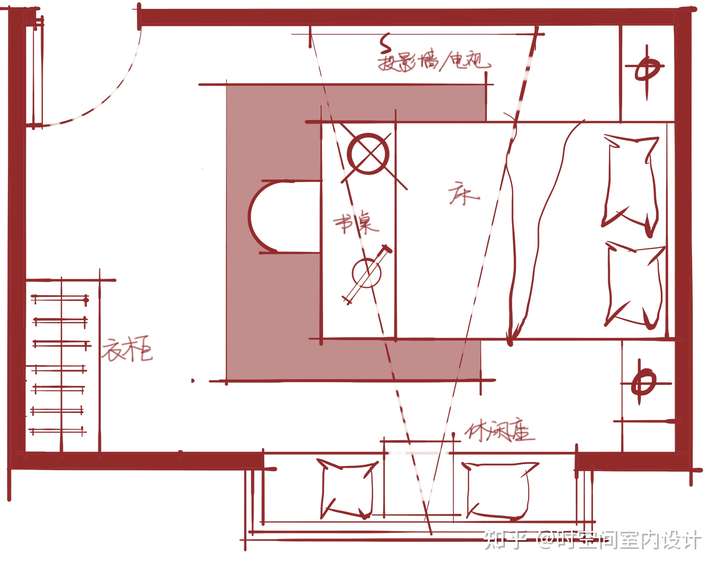 想要重新规划自己13平米的长方形卧室,应该怎么做?