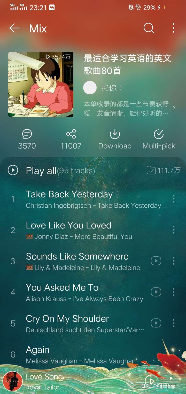 是些英文经典老歌,节奏舒缓舒服,有很多是乡村田园风格的歌曲 小声说