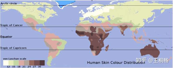 这是我认为最准确的人类肤色分布图
