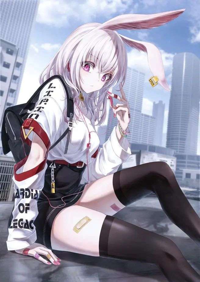 p站画师bae.c的原创插画角色,角色名lirin