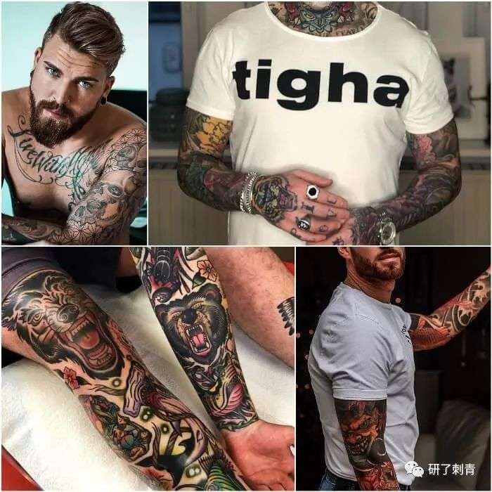 lora be yourself 最近几年满臂纹身在全世界的男性中非常流行,可以