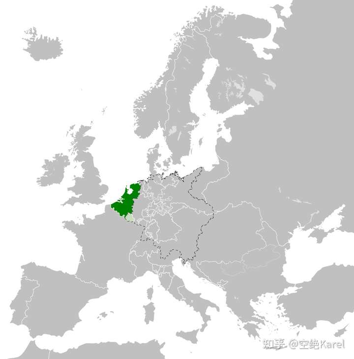 帝国独立之后建立的联省共和国(the united provinces),当时的比利时