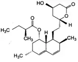 洛伐他汀 【化学结构】 【结构特点】 74含多氢萘,内酯; 74天然