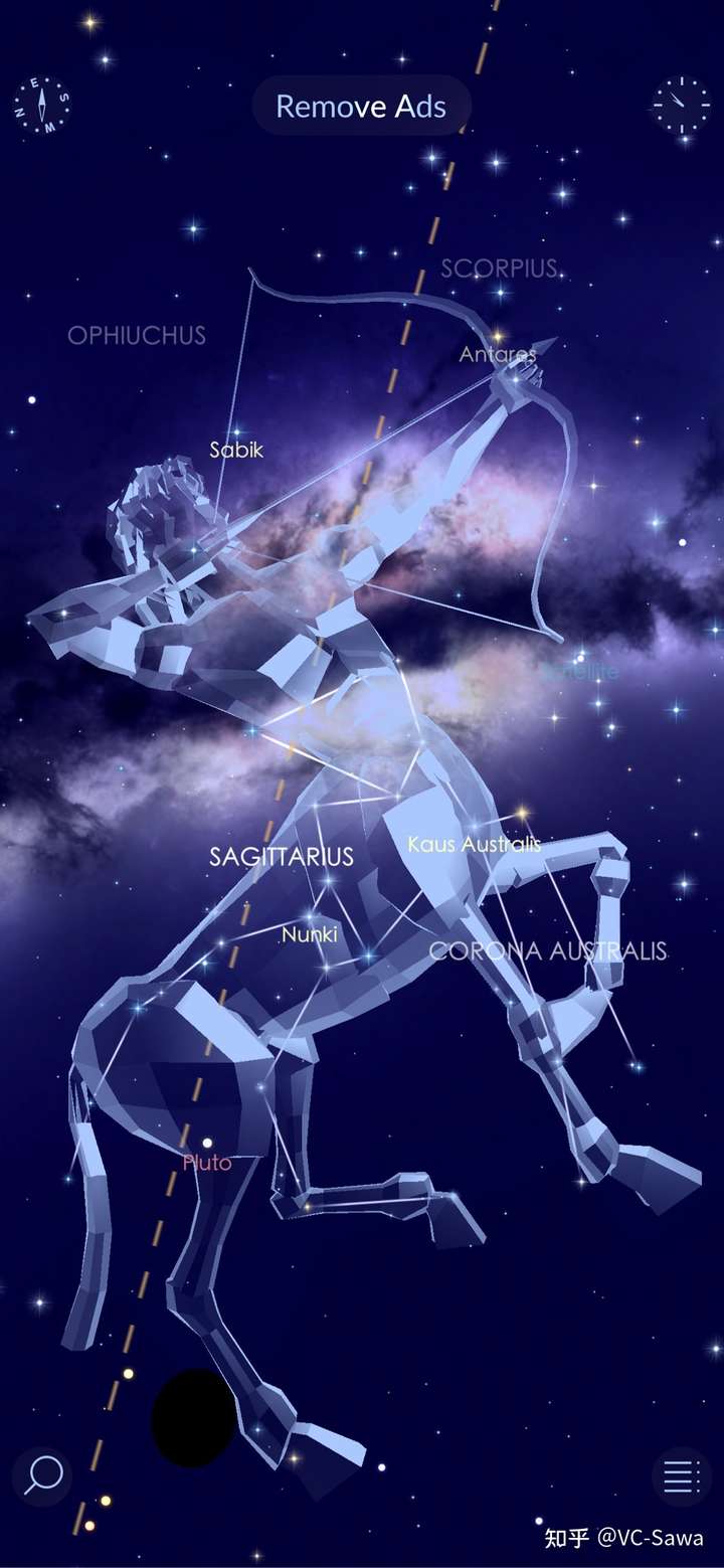 为啥子向南方天空看有类似于北斗七星和北极星的星体群,往北方天空看