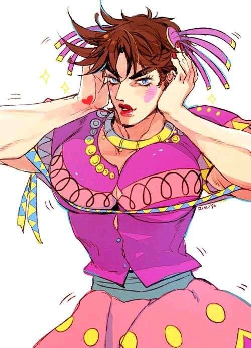 作为唯一一个女装jojo,真是骚到不行啊!