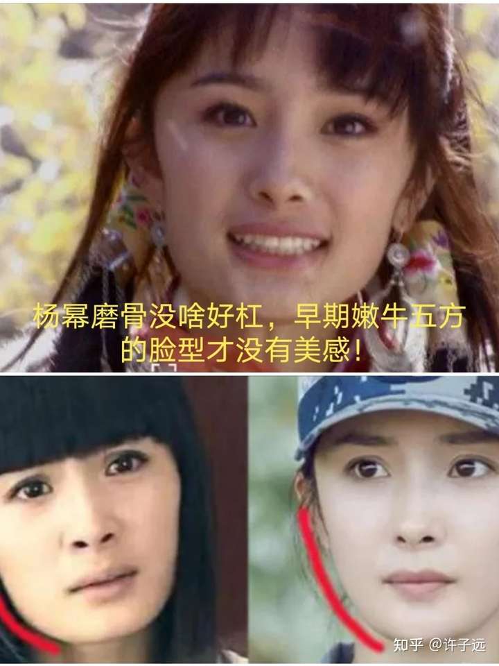 最明显的就是下颌骨,鼻子
