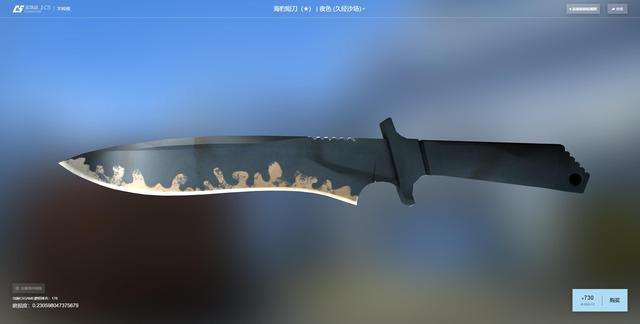csgo皮肤推荐——海豹短刀 | 夜色