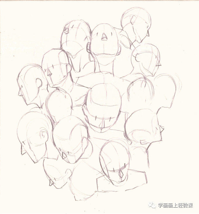 那怎么画好头像结构比例呢?