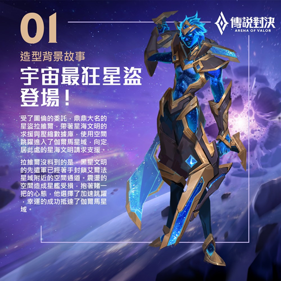 「传说对决」新皮肤-星辰异客「拉维尔」设计理念大公开!