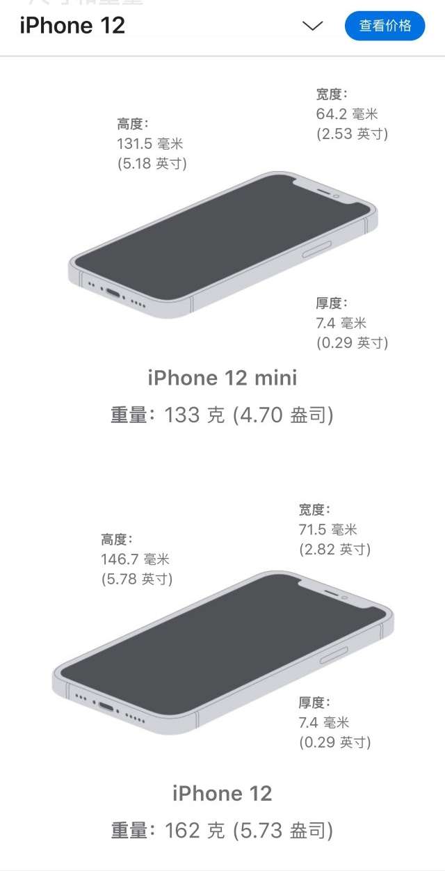12mini参数,iPhone12 mini图片 iphone 12 mini 5.4寸手机面世后,国产厂商会跟风发布