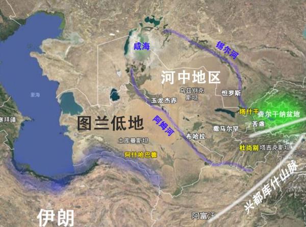 为什么中亚五国的首都(前首都)都距国境线这么近?