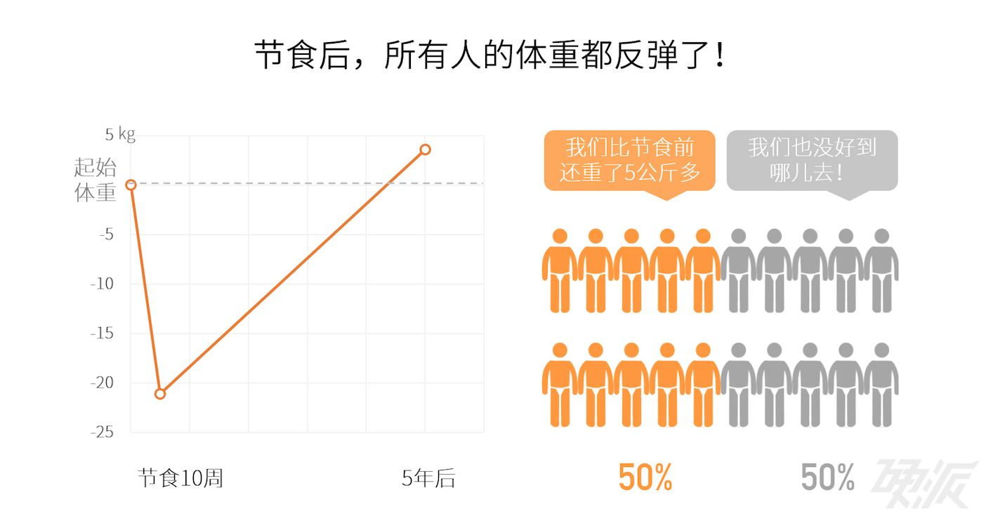 节食后,所有人的体重都反弹了!