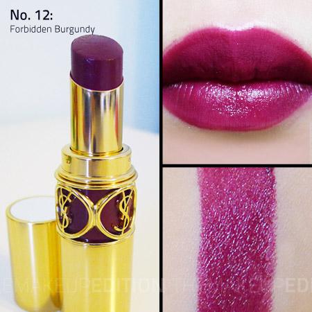 ysl rouge volupte shine    forbidden burgundy