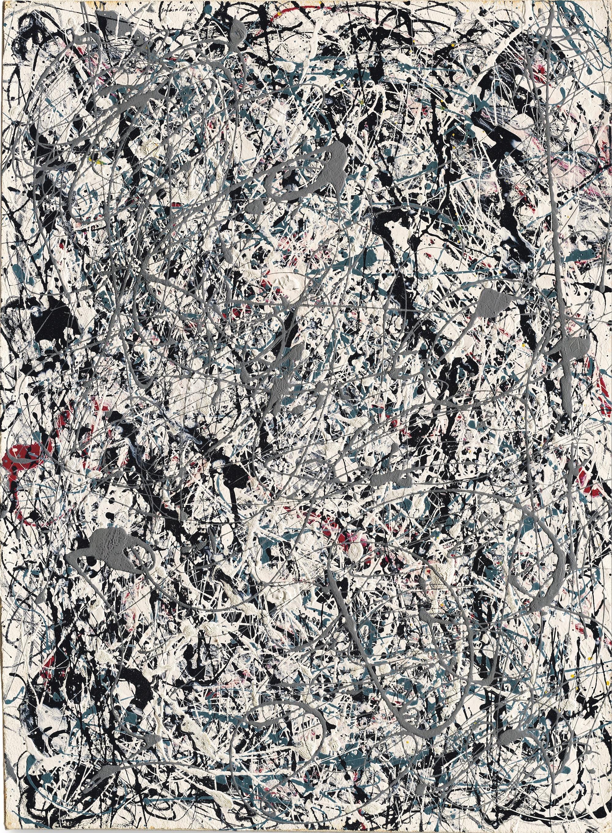 抽象表现主义之狂躁的波洛克jacksonpollock