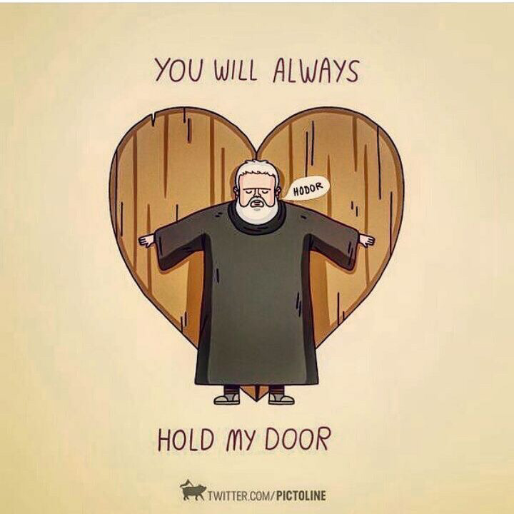 回答一下剧集《权利的游戏》 1,最让我感动的是忠诚的阿多 hodor=hold