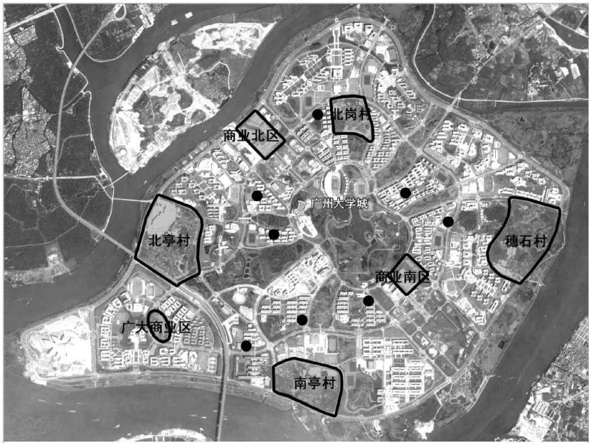广州大学城在建设初期包括建成前的一段时间:规划人员觉得因为考虑