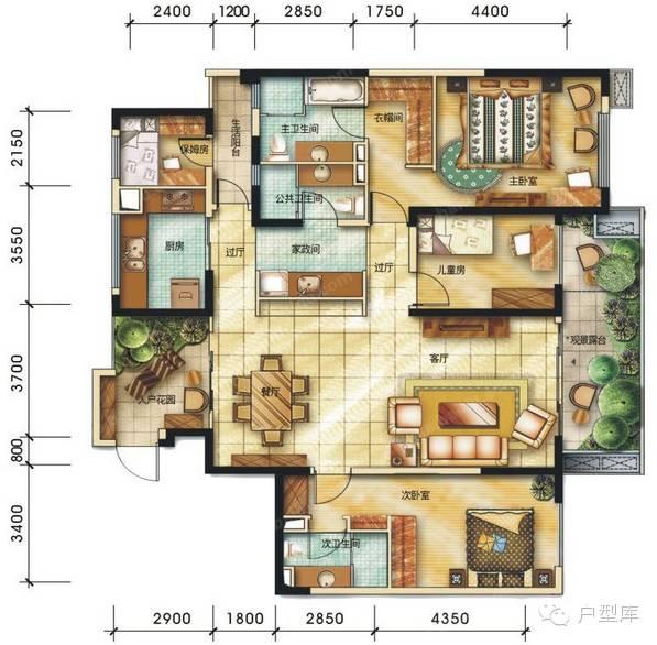 5个女性空间这是户型创新的源泉丨户型库