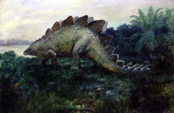 这个大家都应该知道吧,侏罗纪晚期的食草龙,长约9米高约4米.