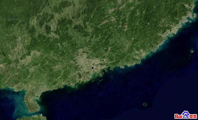 为什么中国的卫星图上,人口密集的地方是绿色