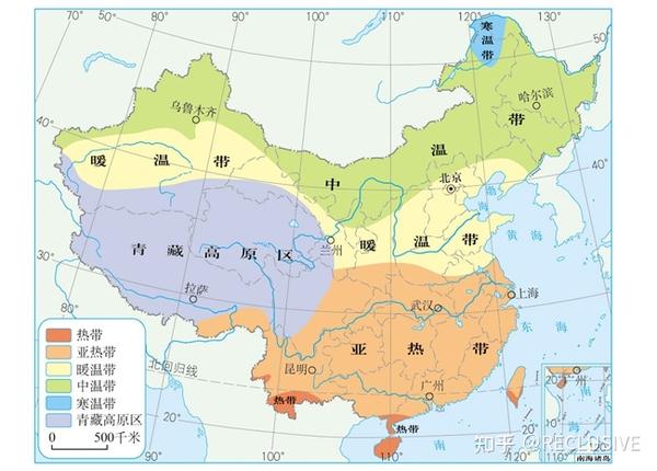 中国地理—气候