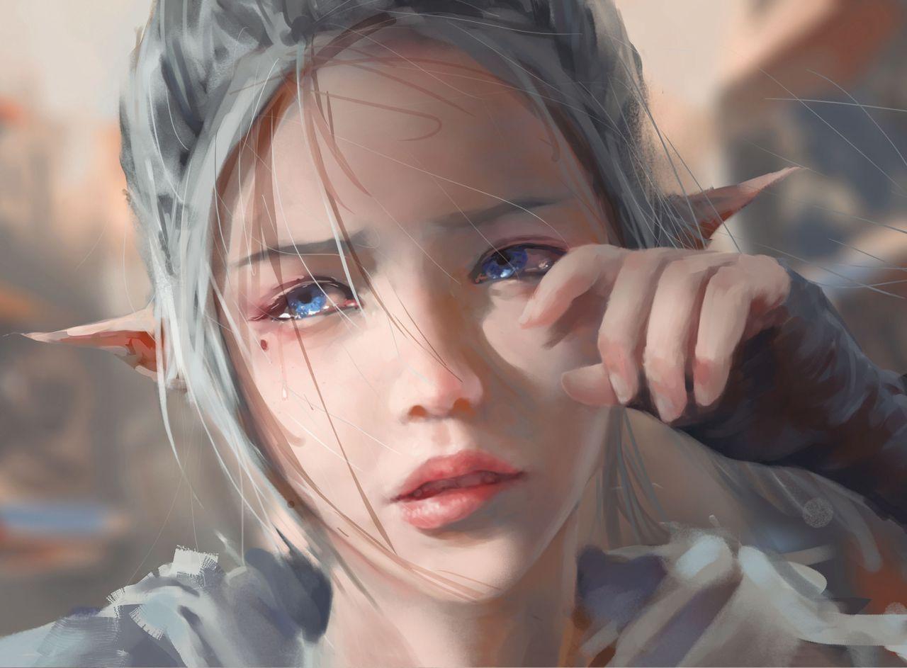 鬼刀wlop个人插画 绘本 画册 作品集 漫画