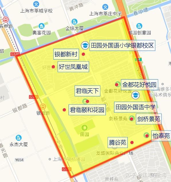 闵行颛桥板块莘庄工业区莘庄副中心延伸区