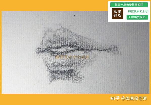5分钟画速画嘴巴画嘴唇的快速表达